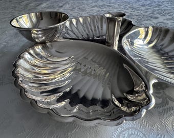 Vintage Birks Regency Plate E.P. on Copper Dish / Vintage Briks