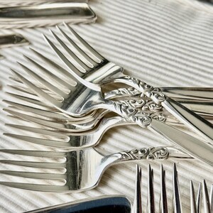 Vintage South Seas Community Silverplate Flatware Set (47 items) – Full Set for 6 Persons (Mid-Century) bild 19