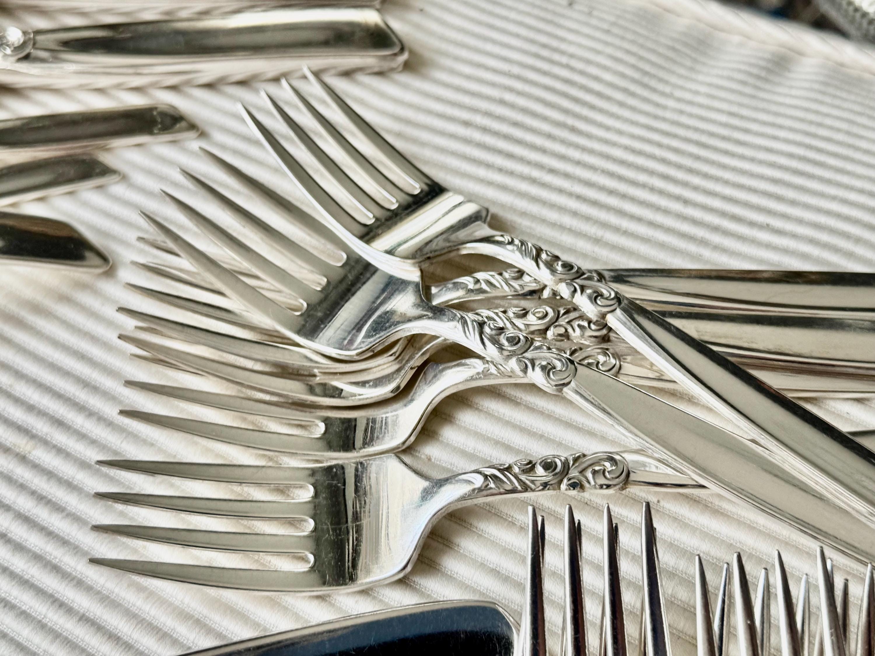 Vintage South Seas Community Silverplate Flatware Set (47 items) – Full Set for 6 Persons (Mid-Century)