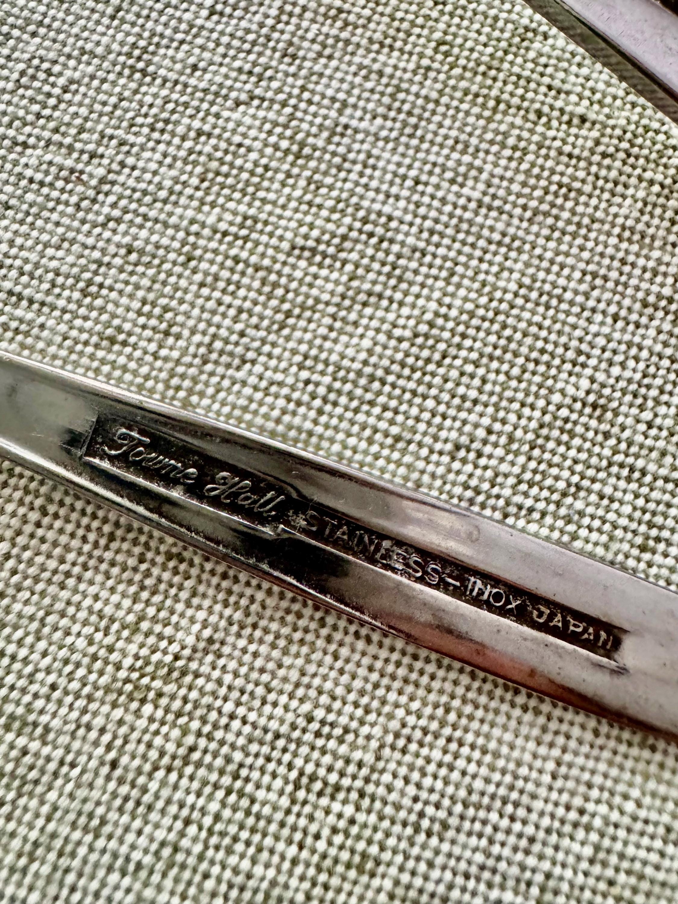 Vintage Stainless Steel Japan & Korea Flatware Sets — Ornate Rose Pattern — Custom Sets Available