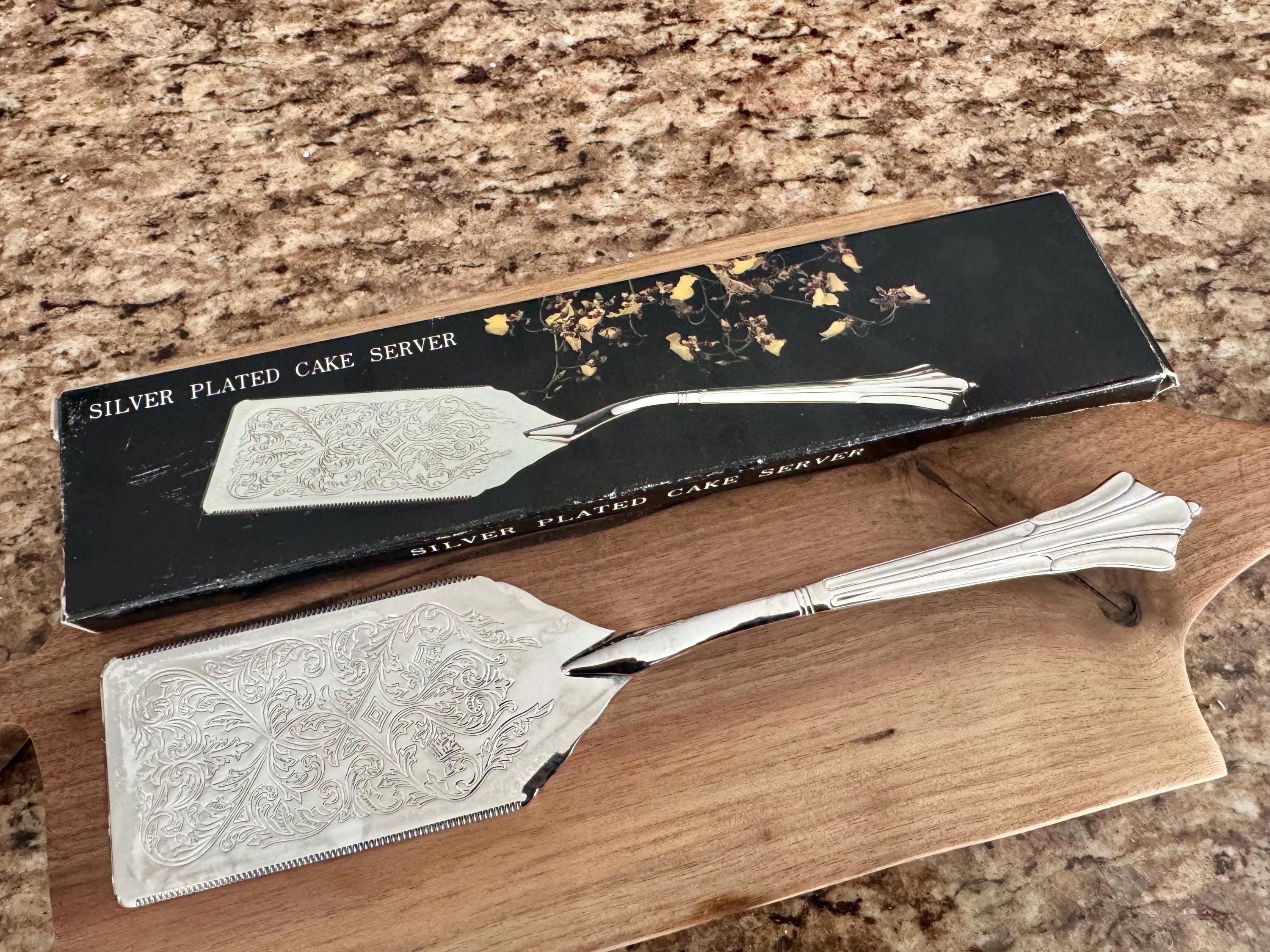 Vintage Silver Plated Triangular/Rectangular Wedding Cake Pie Servers - Sold Individually - Pick your favorite