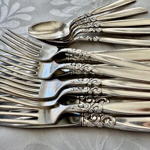 Vintage South Seas Community Silverplate Flatware Set (47 items) – Full Set for 6 Persons (Mid-Century) bild 6