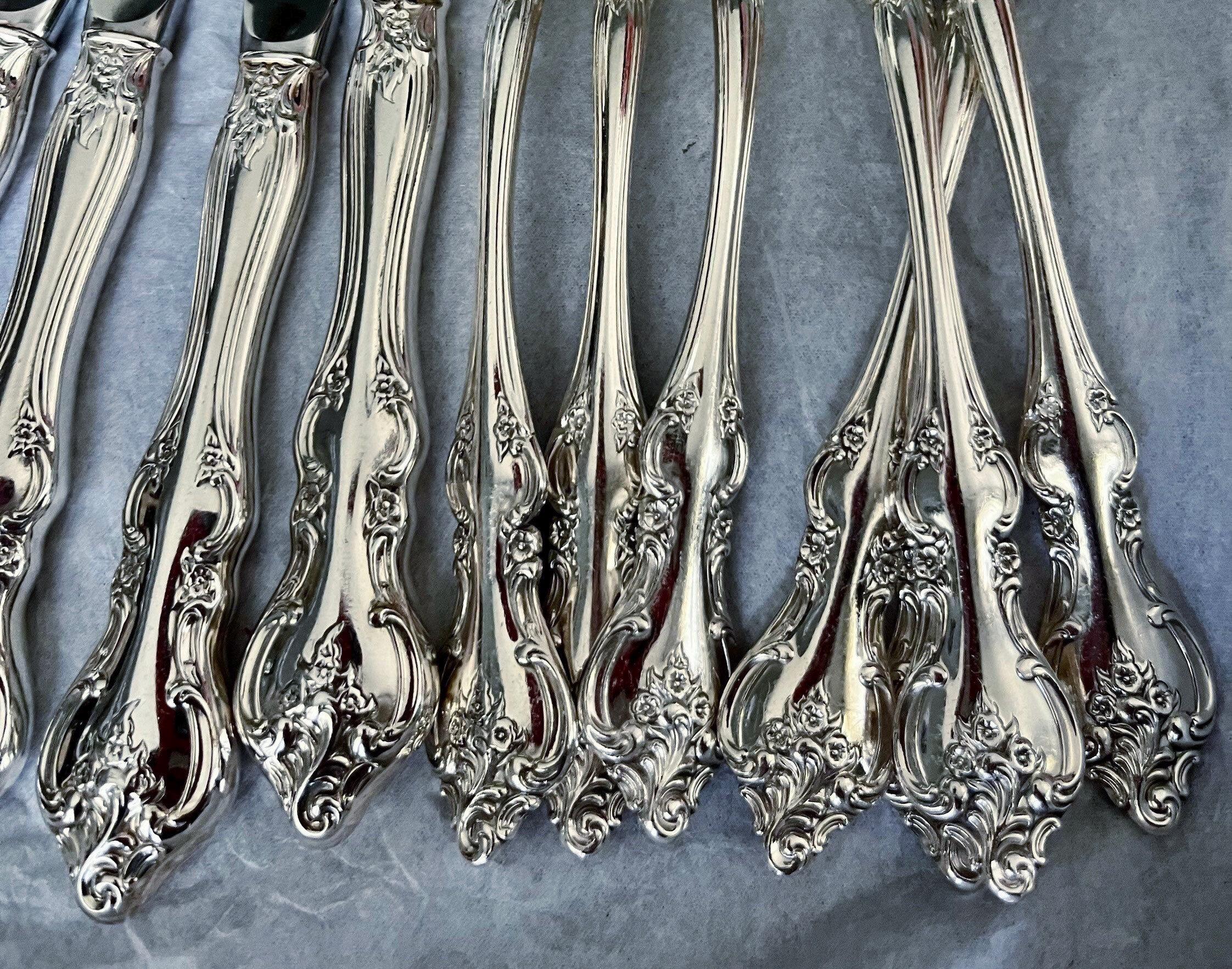 Vintage Orleans Rogers Bros Silver Plated Silverware 1964 - Complete Set for 12 Persons