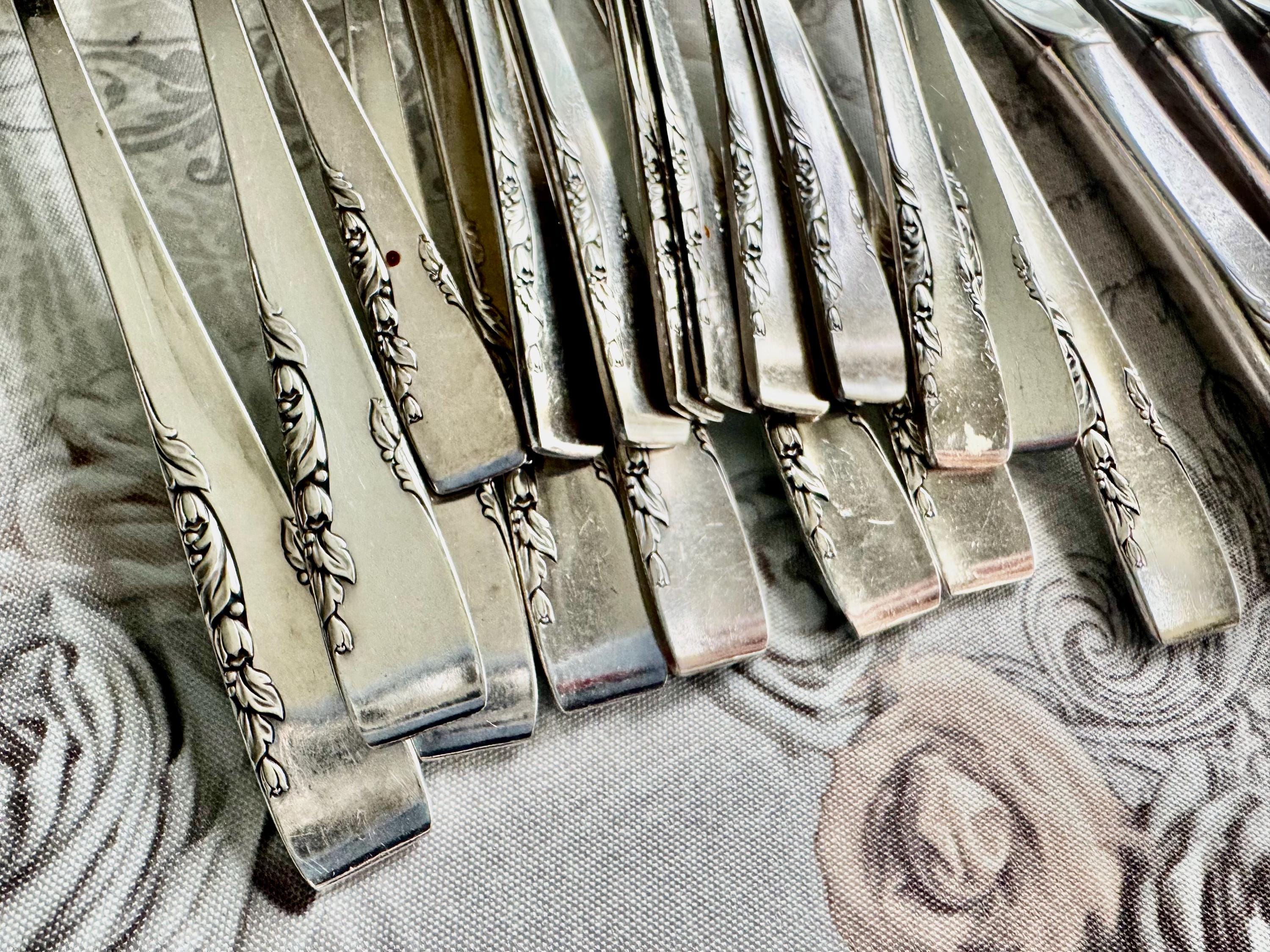 Vintage 1881 Rogers “Proposal” Silverware Set — Serving Set with Carving Knife