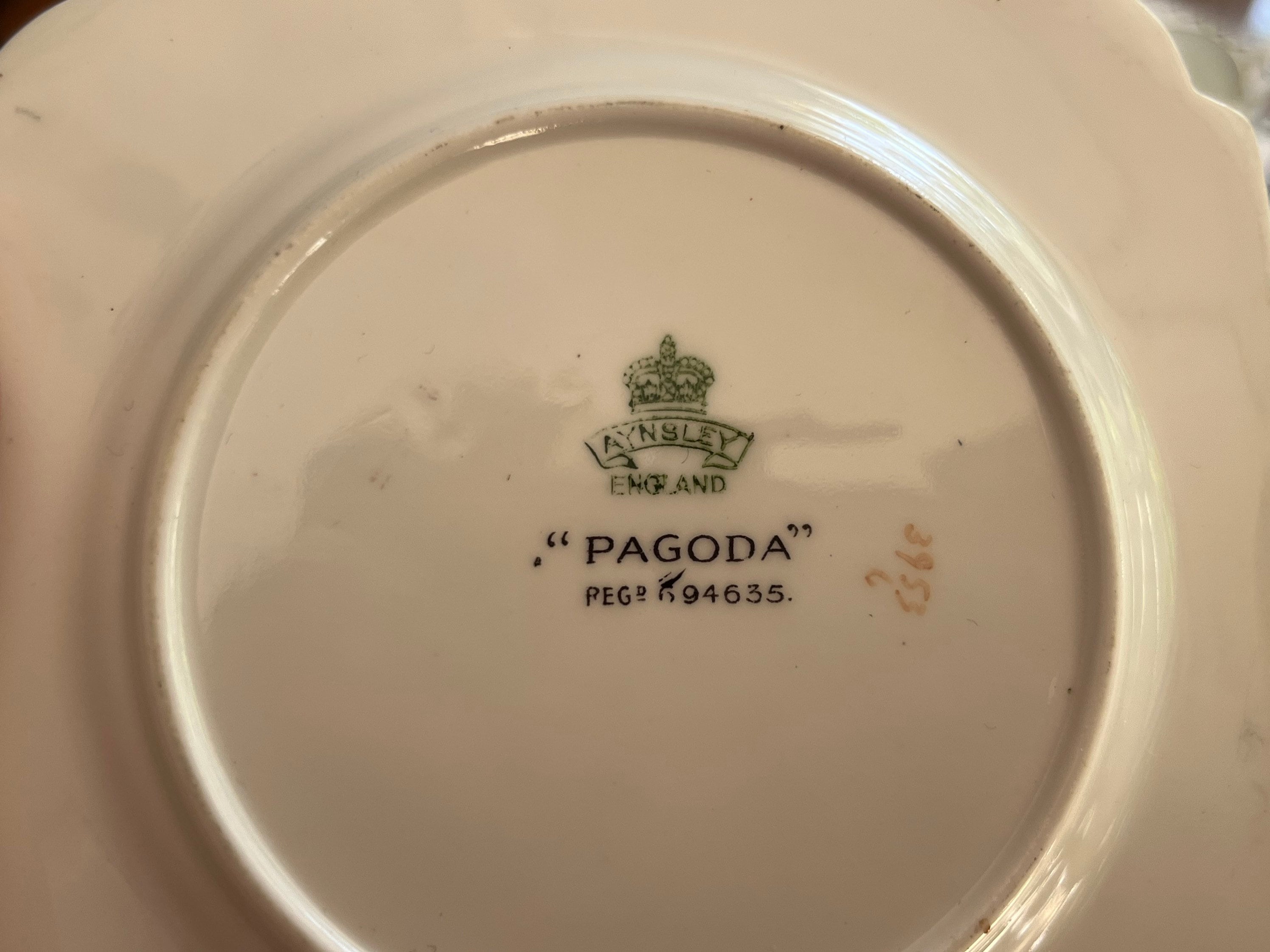 Rare Vintage Aynsley England Fine Bone China “Pagoda” - Custom Sets