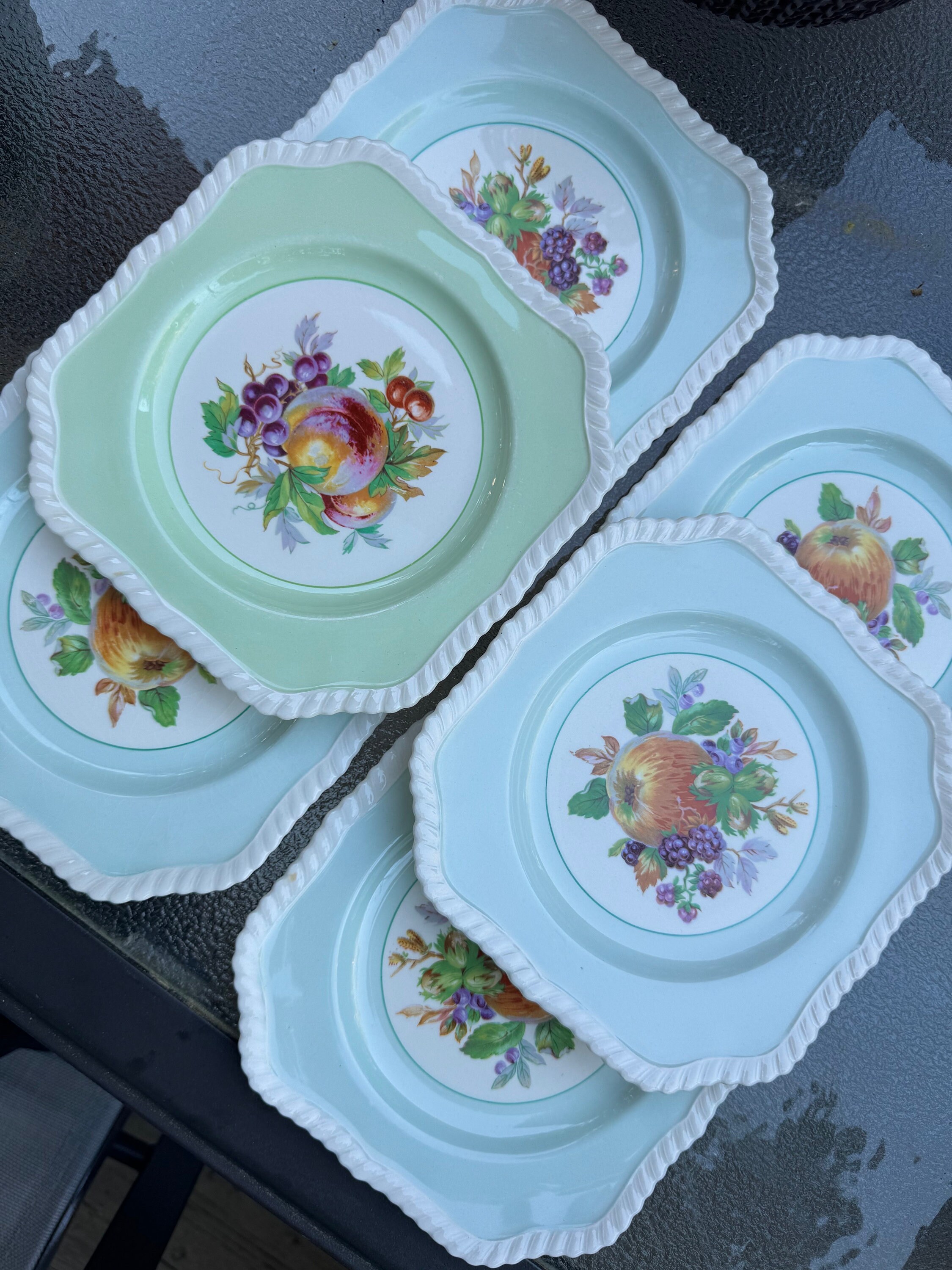 Vintage California by JOHNSON BROTHERS Dinner and Luncheon Plates - 6 of each