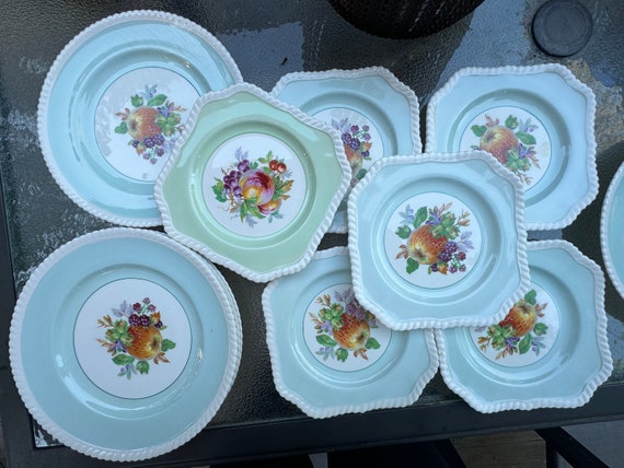 Vintage California by JOHNSON BROTHERS Dinner and Luncheon Plates - 6 of each