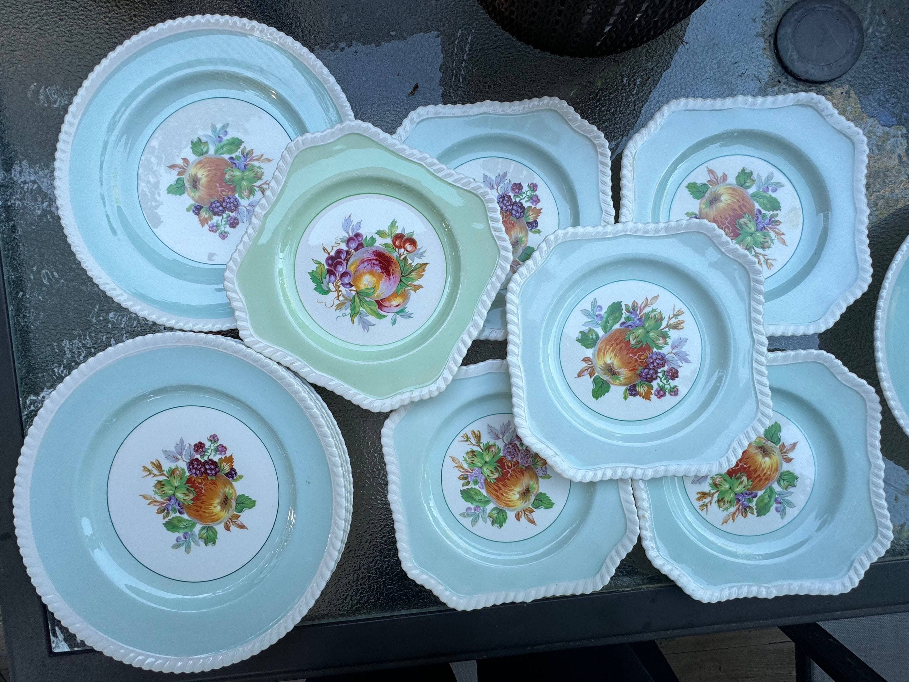 Vintage California by JOHNSON BROTHERS Dinner and Luncheon Plates - 6 of each