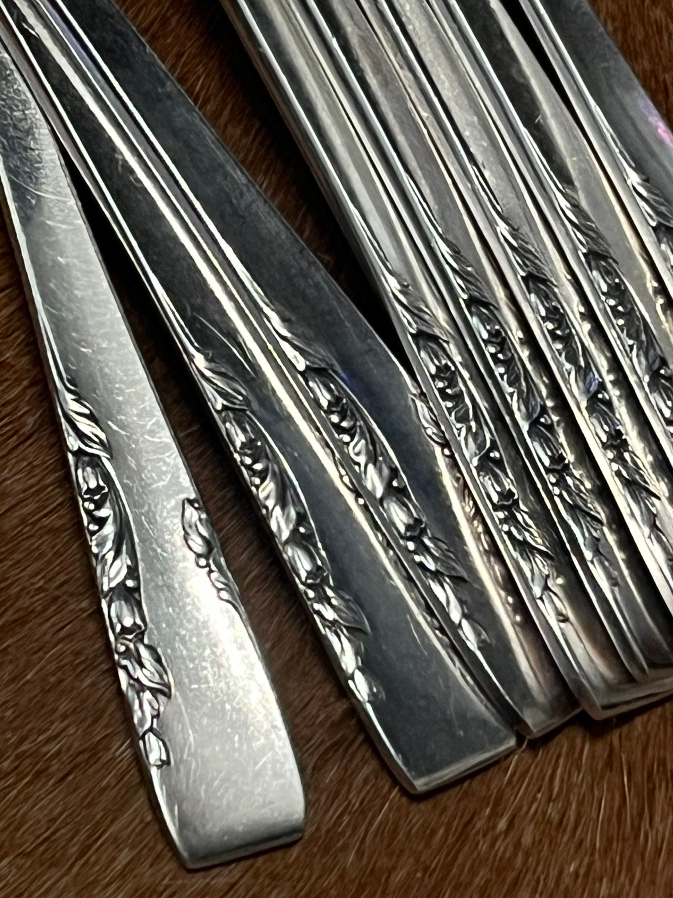 Vintage 1881 Rogers “Proposal” Silverware Set — Serving Set with Carving Knife