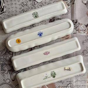 Vintage English Bone China Olive Tray: Pink Roses, Gold Trim image 10