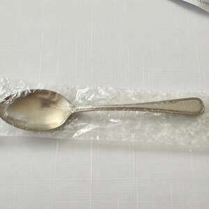 Antique & Vintage Sterling Silver Tea or Coffee Spoons – Sold Individually or in Sets 7. Birks Saxon 5 1/4