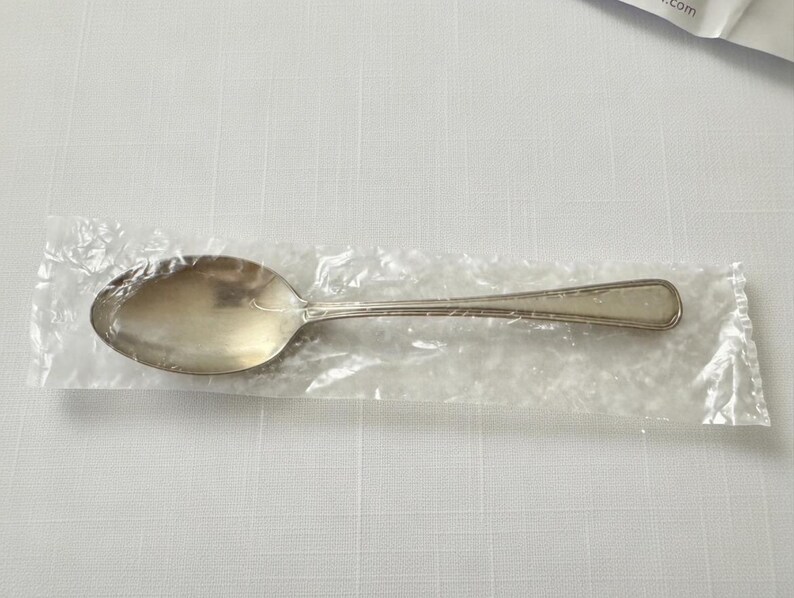 Antique & Vintage Sterling Silver Tea or Coffee Spoons – Sold Individually or in Sets 7. Birks Saxon 5 1/4