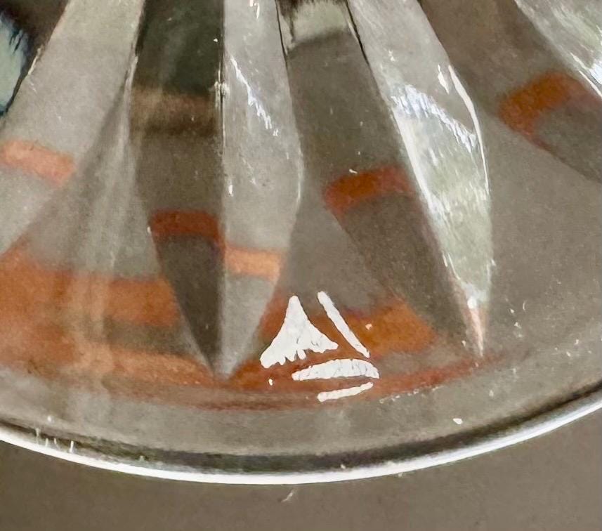 Pair of Vintage Cut Crystal Candlesticks – Likely Waterford