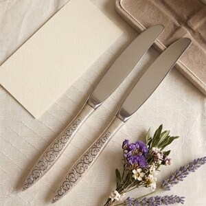 Wallace “Spanish Lace” Sterling Handle Knife – 1964 – Elegant Hollow Knife 画像 3