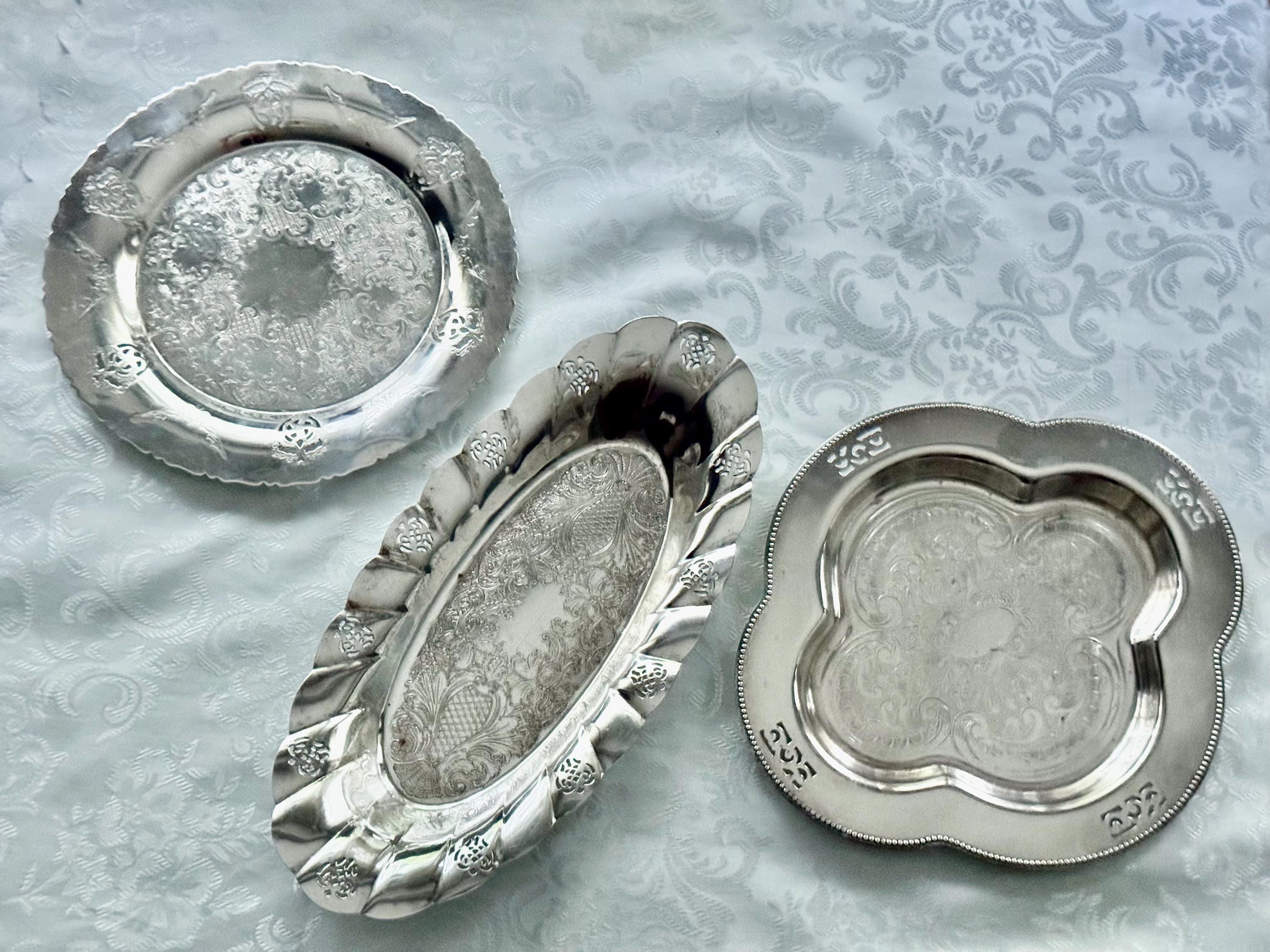 Vintage Canadian Silverplated Perforated Trays – Variety of Designs – Made in Canada – Sold Individually
