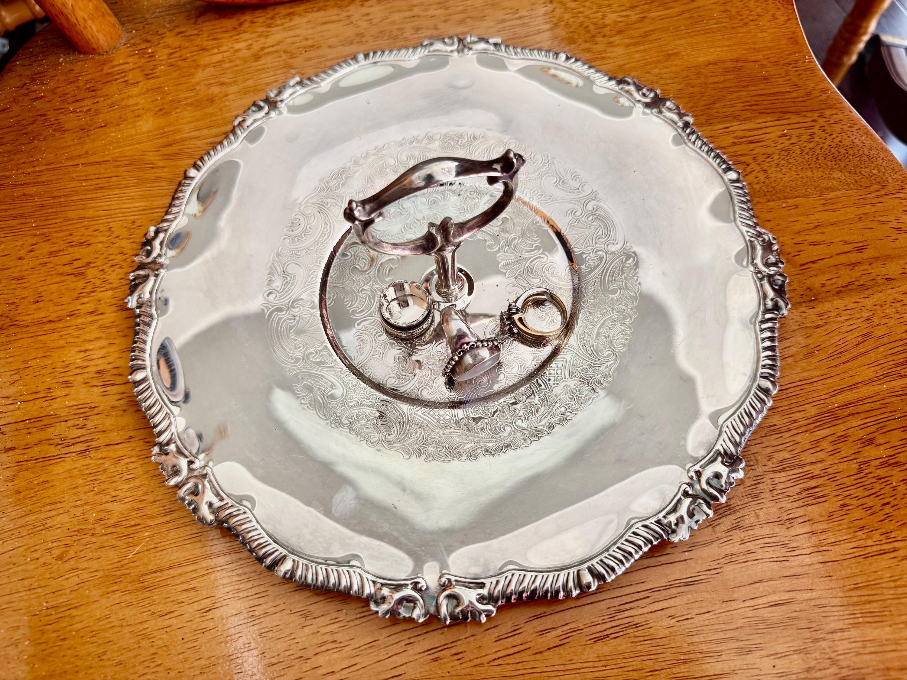 Marlboro Plate Handled Tray – E.P. Copper Canada – 10” Engraved