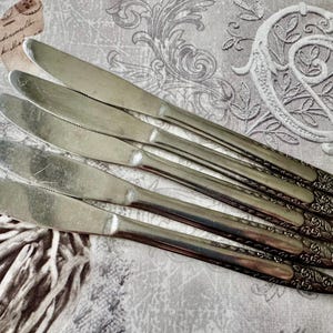 Vintage NASCO “Mariana / Jasmin” Stainless Flatware Collection – Floral Roses Pattern Korea bild 5