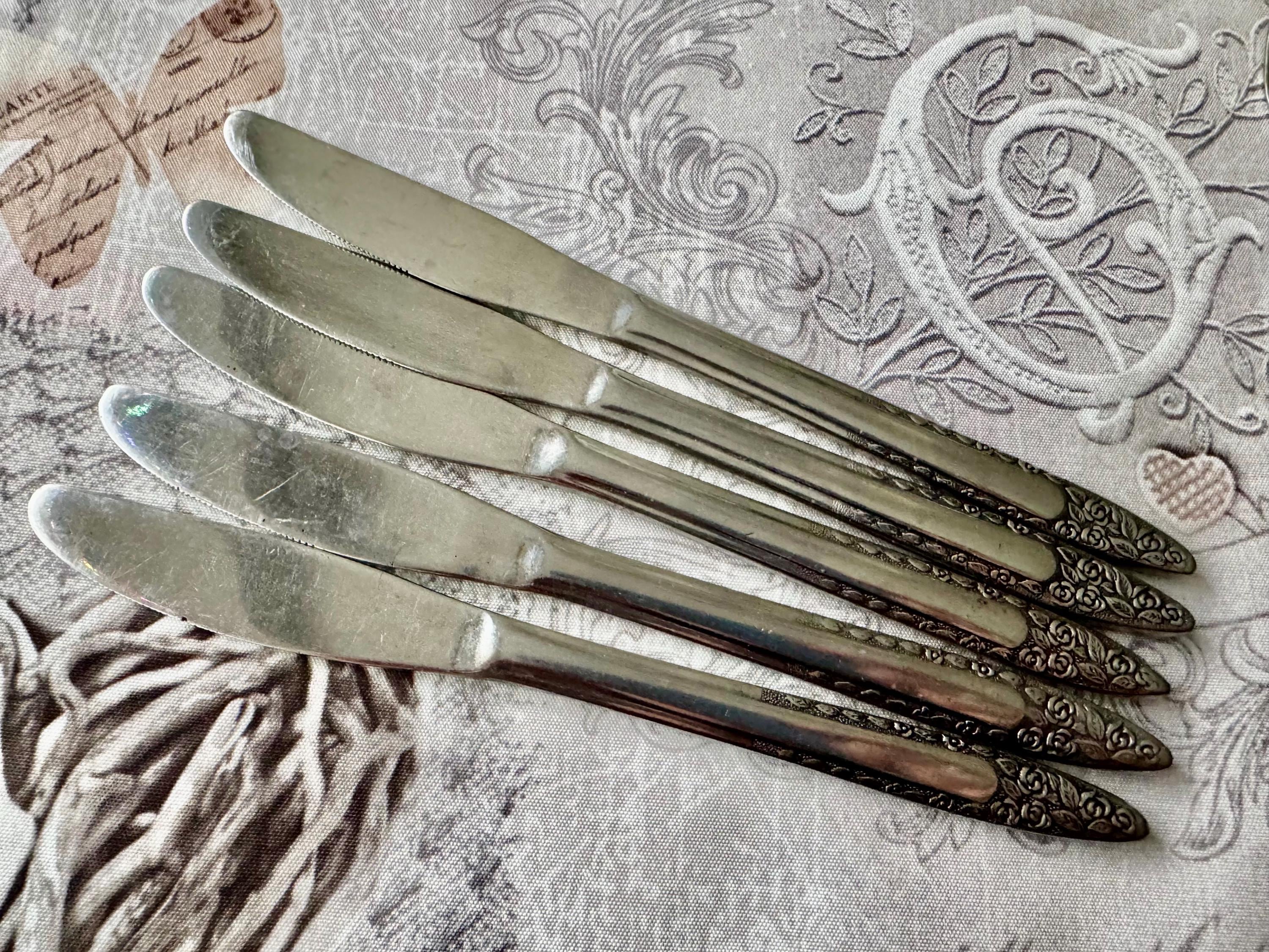 Vintage NASCO “Mariana / Jasmin” Stainless Flatware Collection – Floral Roses Pattern Korea
