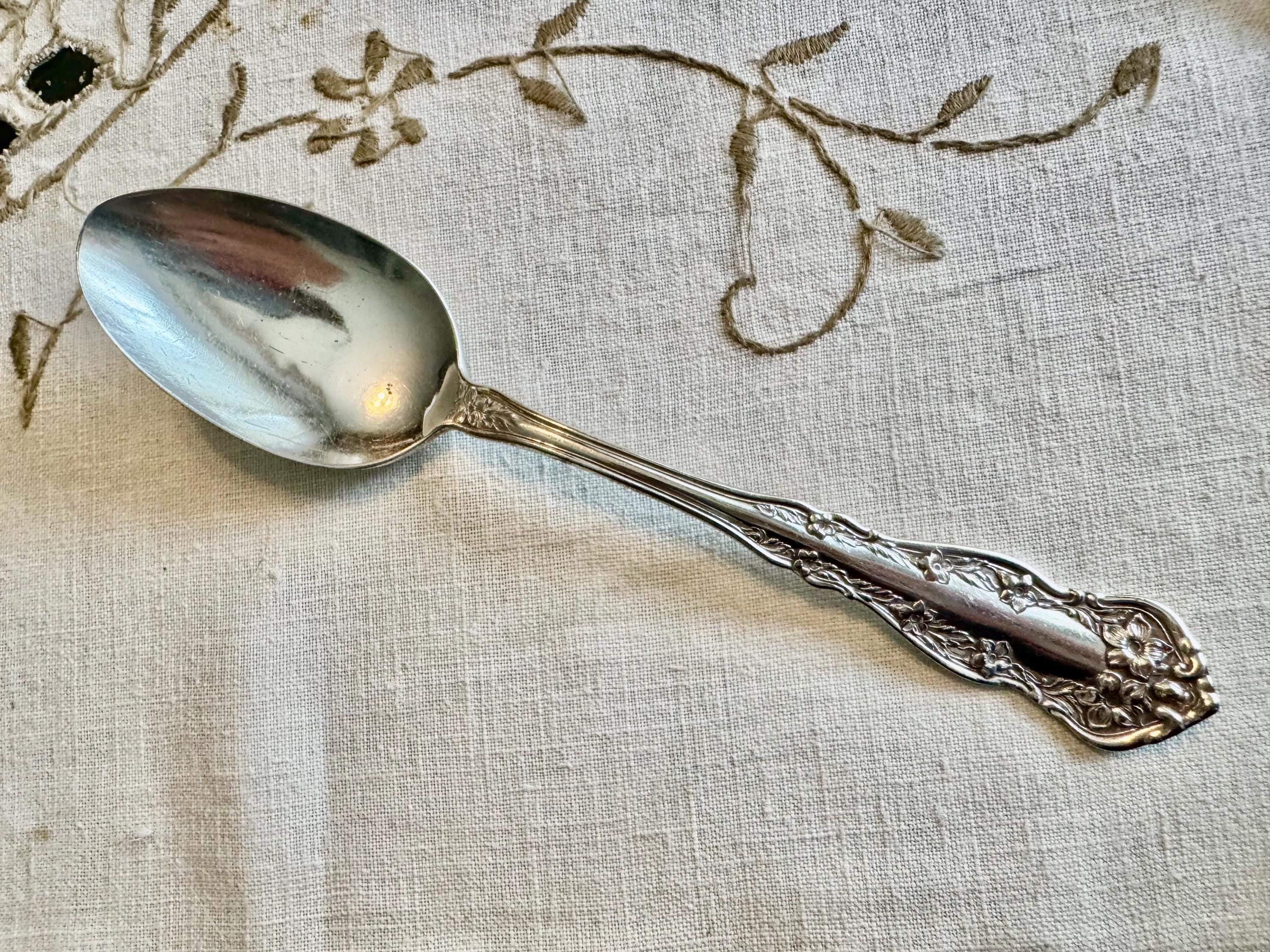 Antique Silver-Plated Spoon Collection – Orange Blossom, Berwick, Chester Patterns