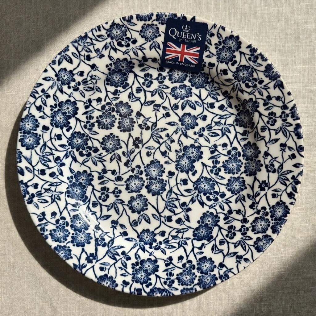Blue & White Vintage Inspired Salad Plates | Gallery Wall Decor England | Sold Individually