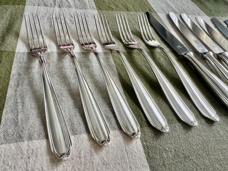 Vintage German Silverplate Flatware Set for 6 – Pierre Alain Box image 6