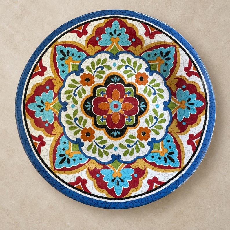 Curated Contemporary Plate Wall Set – European Style Cottage Decor image 13