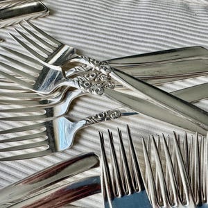 Vintage South Seas Community Silverplate Flatware Set (47 items) – Full Set for 6 Persons (Mid-Century) bild 12