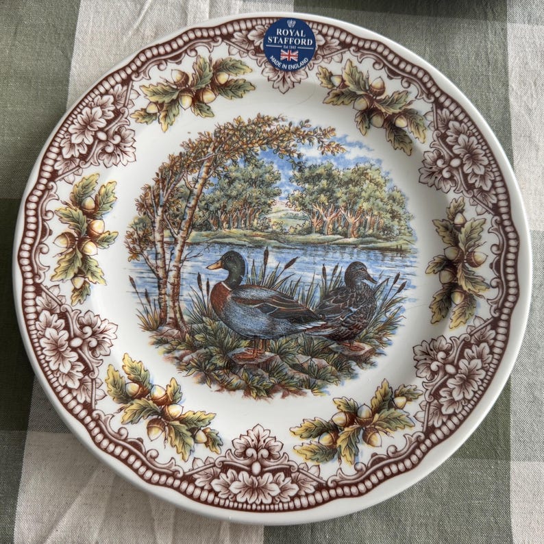 Exquisite Vintage English Animal Collection Plates – Wall Gallery Set of 7 image 8