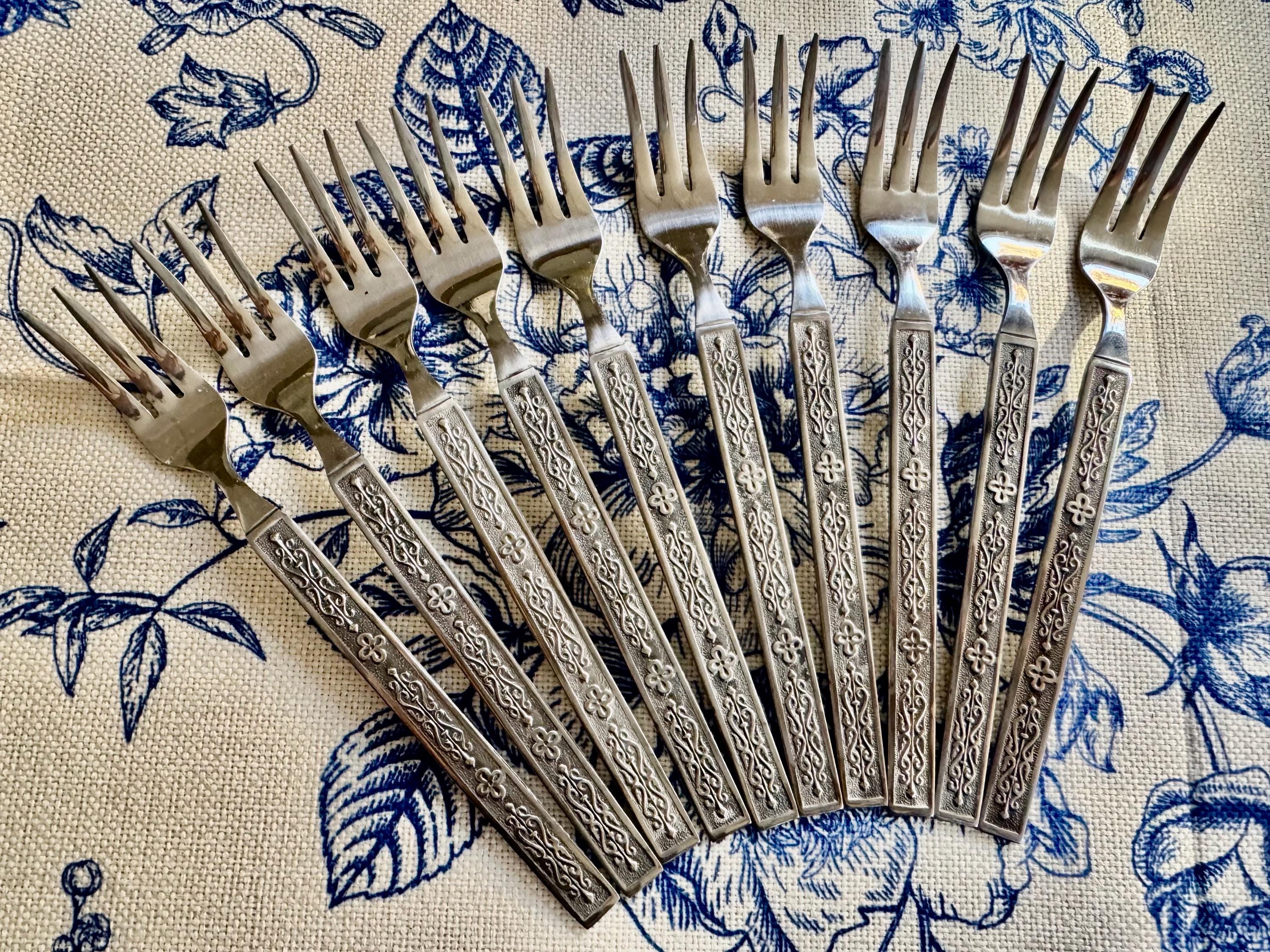 Vintage National Stainless Kashmir Flatware, Japan 1960s Mid Century Cutlery, Custom Sets and Serving Pieces