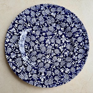 Blue & White Vintage Inspired Salad Plates | Gallery Wall Decor England | Sold Individually I: Berries