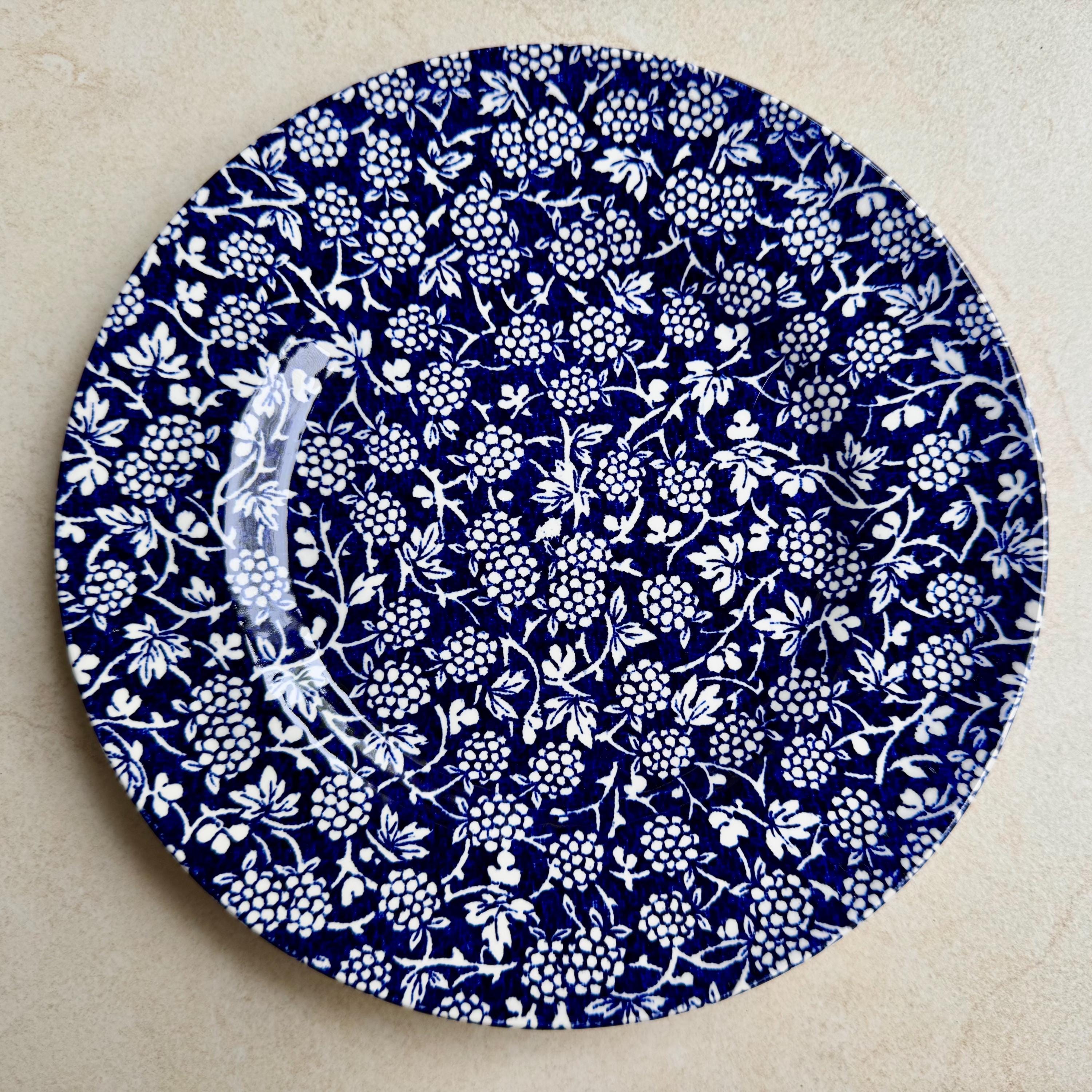 Blue & White Vintage Inspired Salad Plates | Gallery Wall Decor England | Sold Individually