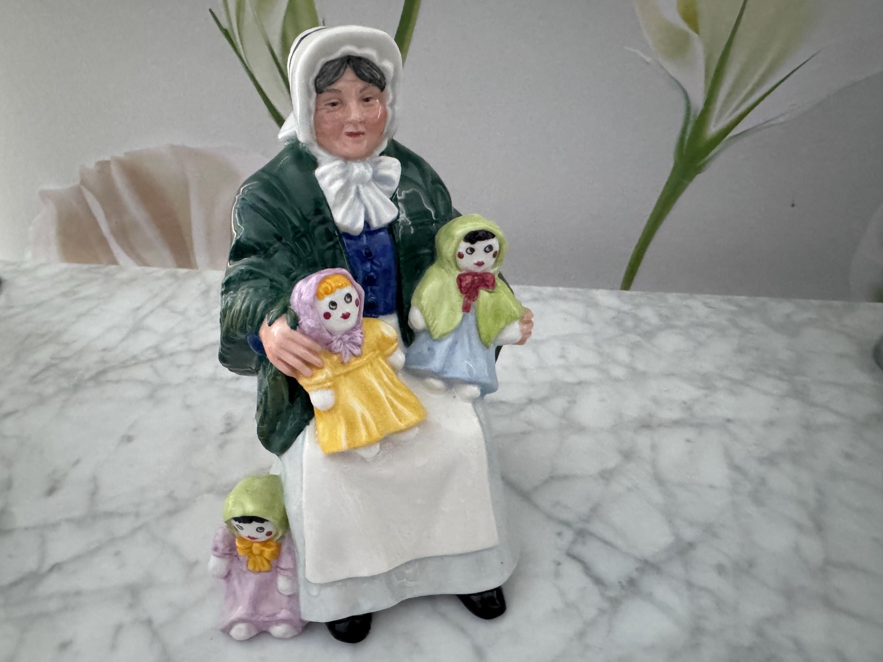 Royal Doulton Balloon Sellers Figurines, Hand-Painted English Porcelain, Vintage Collectible