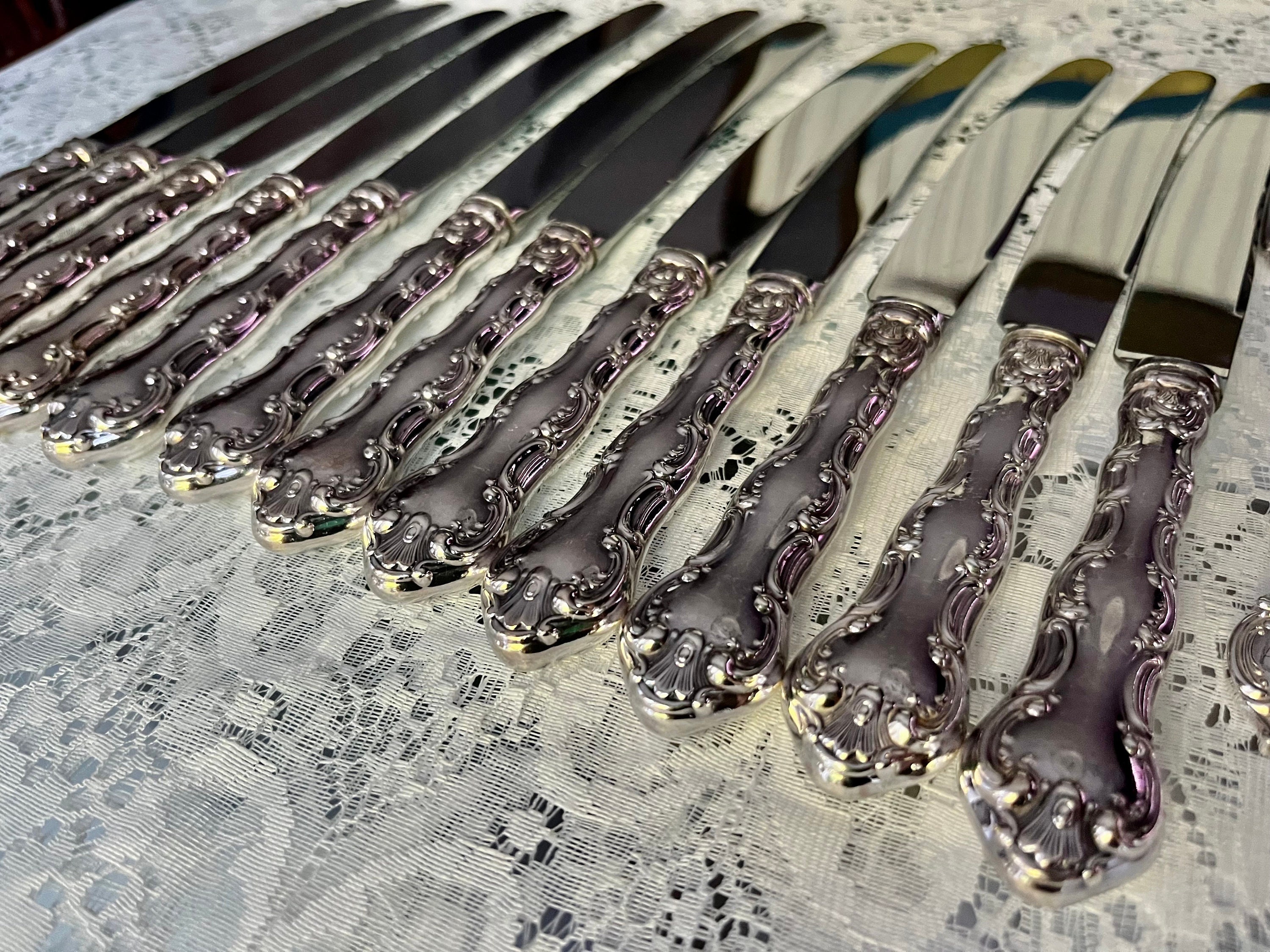 Vintage Birks Regency Silver-Plated Flatware Set – Louis De France Service for 4