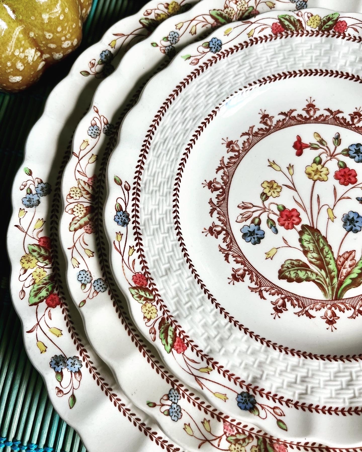 Vintage Spode England - Cowslip - Dinner Plates Sets