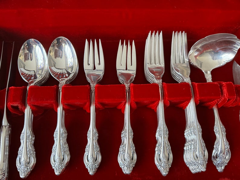 Artistry Vintage 1960+ Complete Silverplate Set for 8 Persons (46 items) — Optional Chest image 6