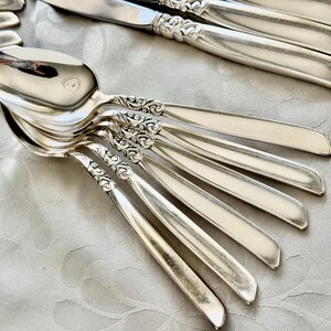 Vintage South Seas Community Silverplate Flatware Set (47 items) – Full Set for 6 Persons (Mid-Century) bild 9