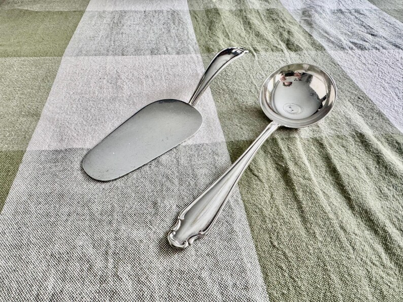 Rostfrei Solingen verzilverd bestek – complete service voor 11 + extra's – Duitsland afbeelding 5