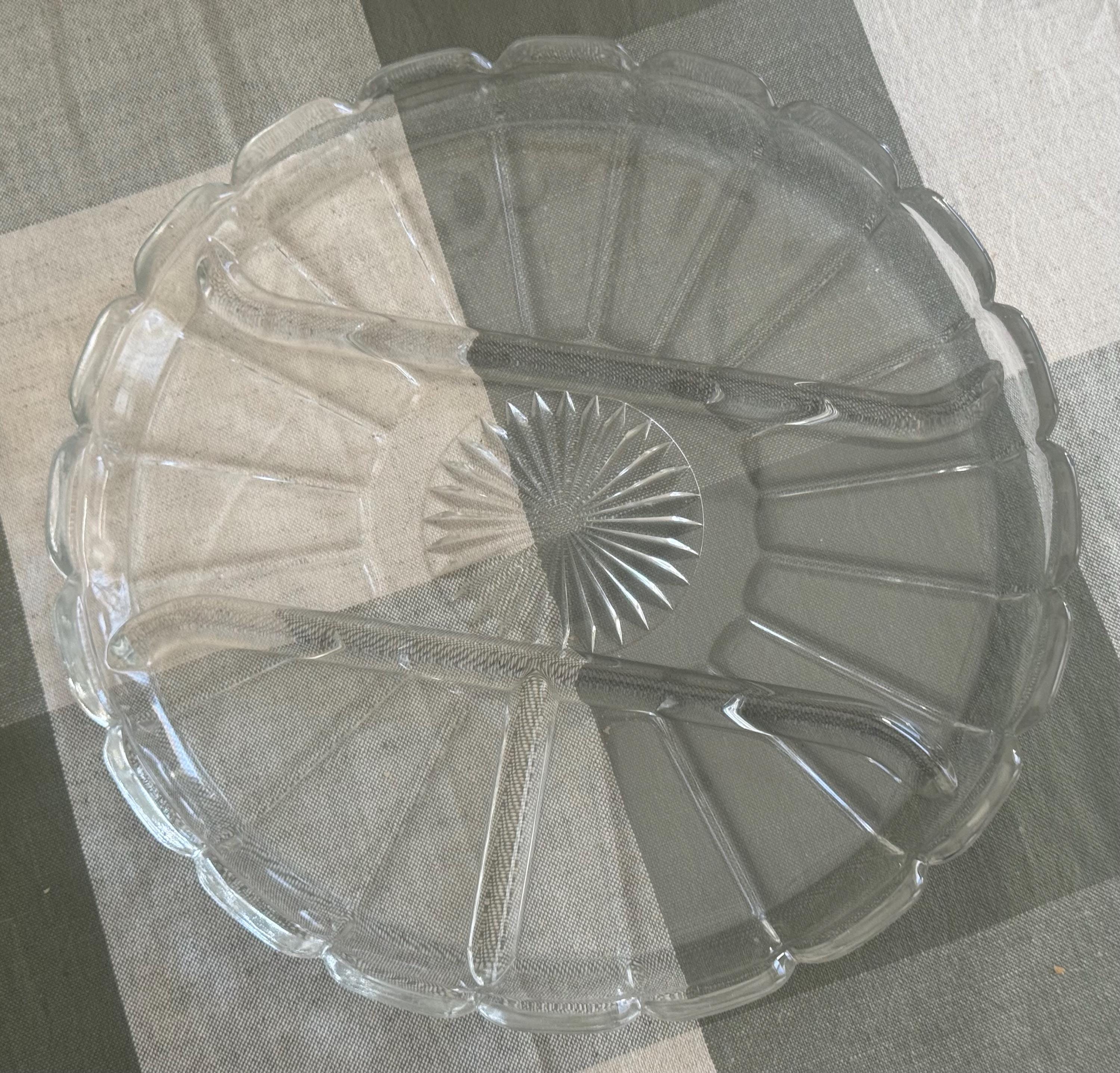 Fancy & Ornate Large Vintage Silver Plate Covered Dish with Glass Insert, Sheffield Reproduction