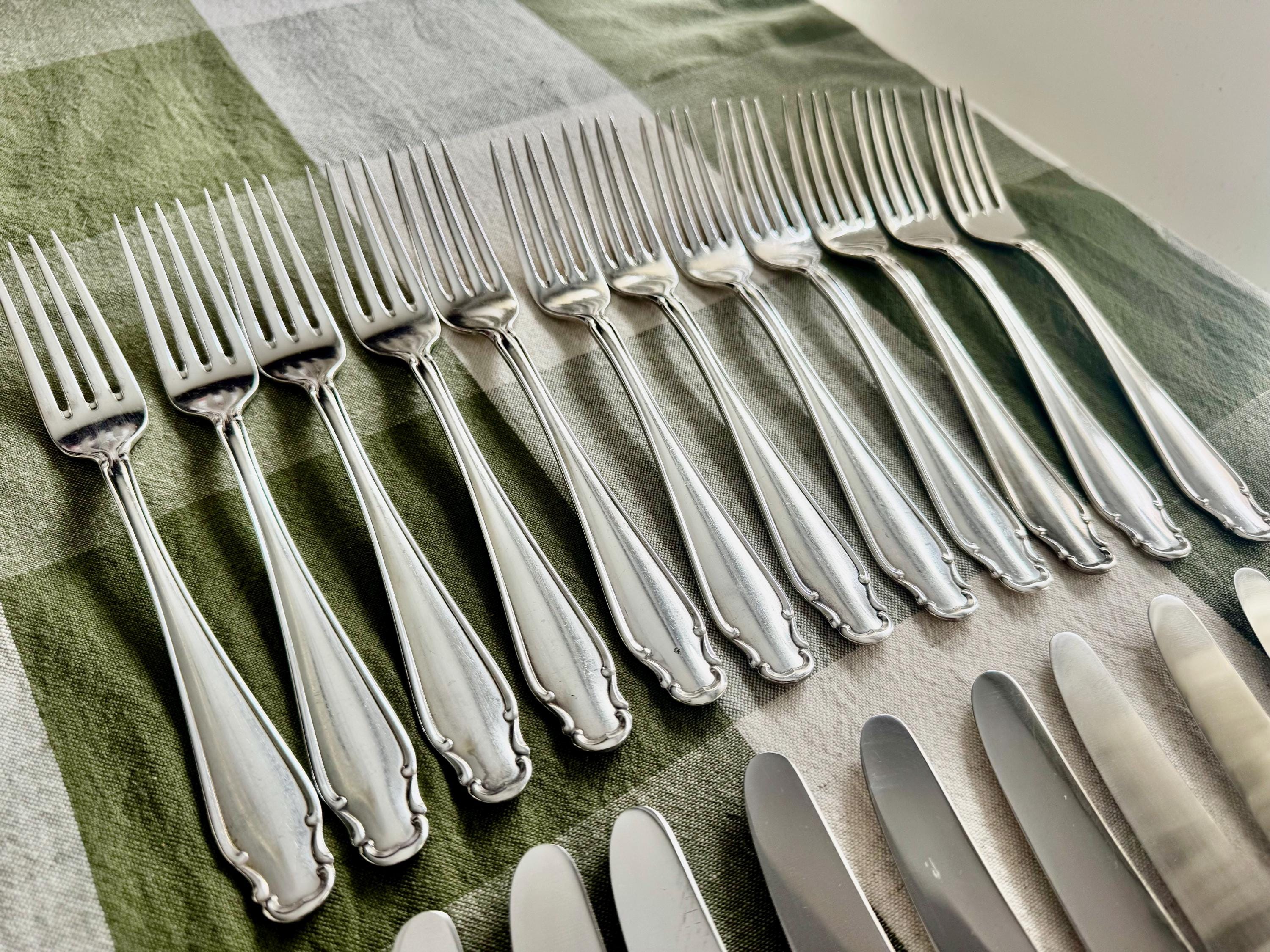 Rostfrei Solingen Silverplate Flatware – Complete Service for 11 + Extras – Germany