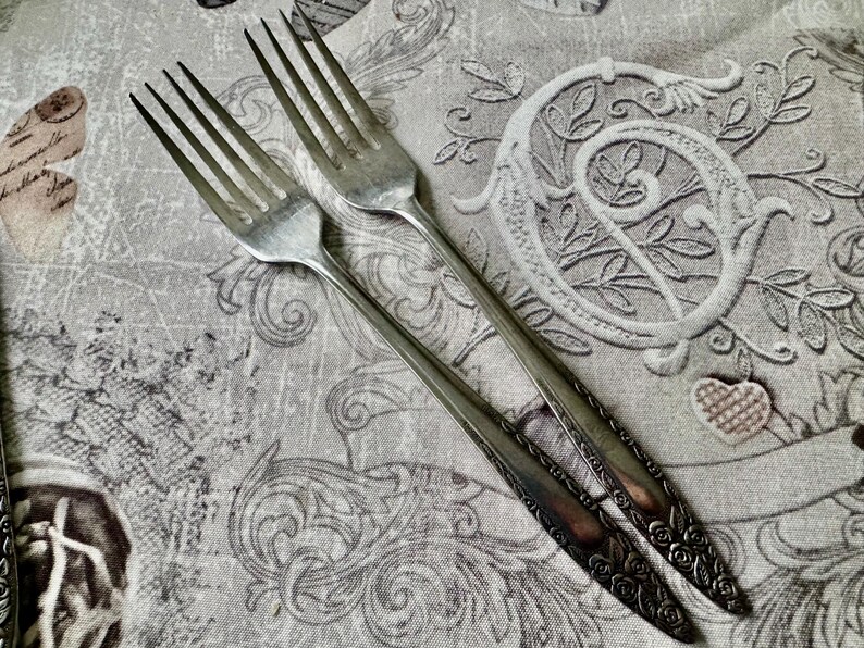 Vintage NASCO “Mariana / Jasmin” Stainless Flatware Collection – Floral Roses Pattern Korea bild 10