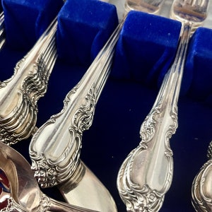 Vintage “Reflection” Silver Plated Flatware Set by 1847 Rogers Bros – 1959 – Service for 12 – 62 Pieces
