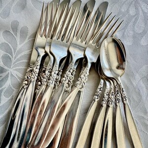 Vintage South Seas Community Silverplate Flatware Set (47 items) – Full Set for 6 Persons (Mid-Century) bild 4