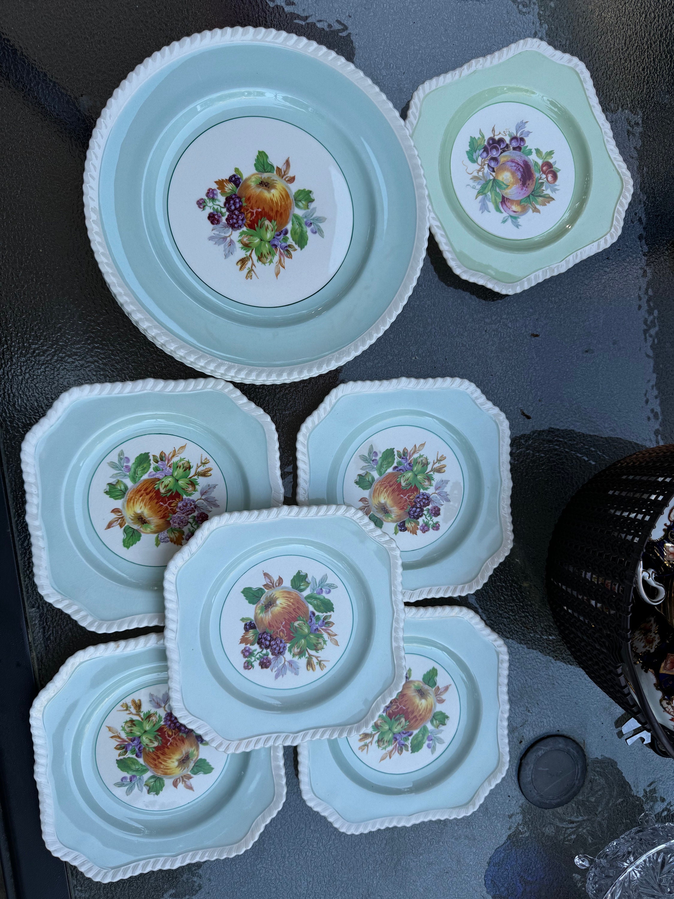 Vintage California by JOHNSON BROTHERS Dinner and Luncheon Plates - 6 of each