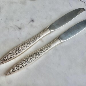Wallace “Spanish Lace” Sterling Handle Knife – 1964 – Elegant Hollow Knife 画像 6