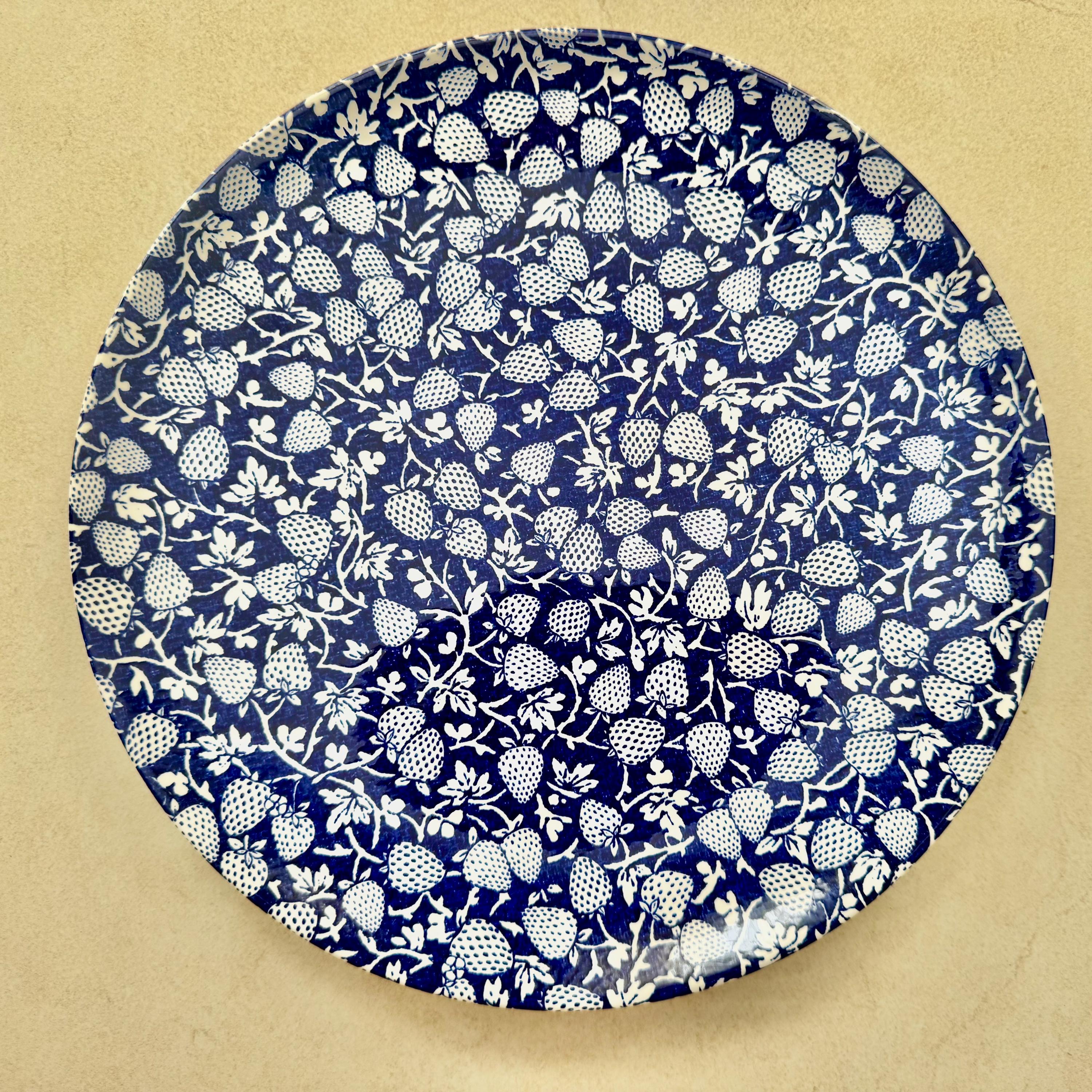 Blue & White Dinner Plate | Vintage-Inspired English Earthenware | Made in England