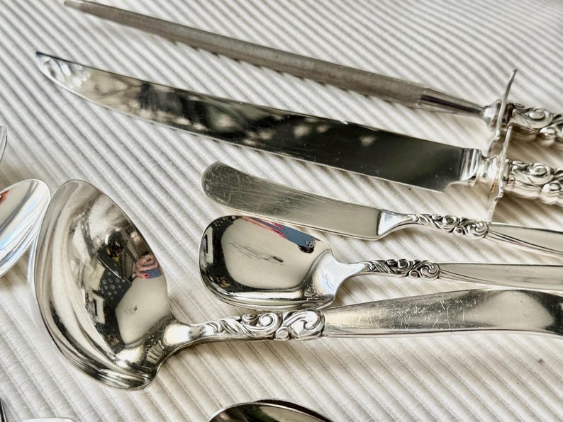 Vintage South Seas Community Silverplate Flatware Set (47 items) – Full Set for 6 Persons (Mid-Century) bild 18