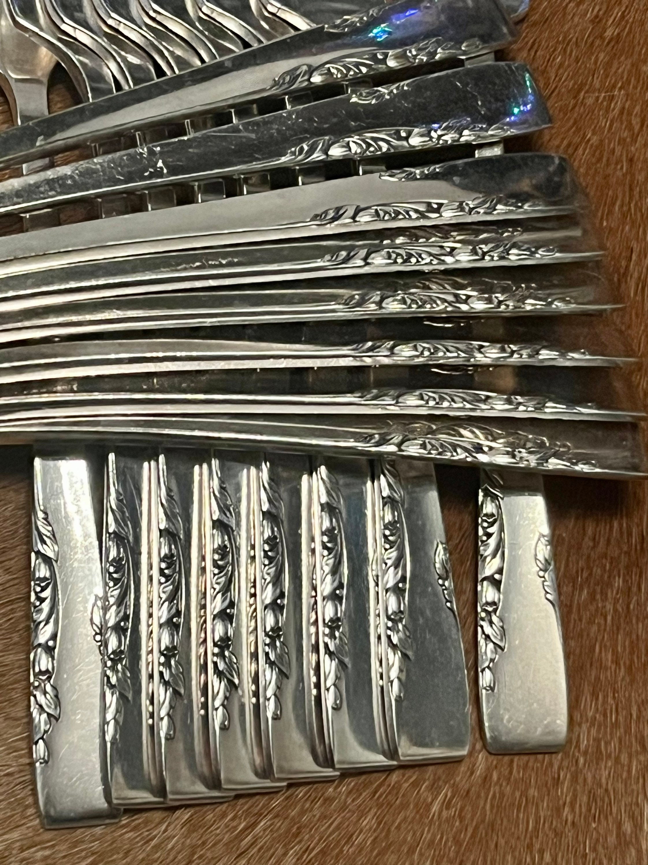 Vintage 1881 Rogers “Proposal” Silverware Set — Serving Set with Carving Knife