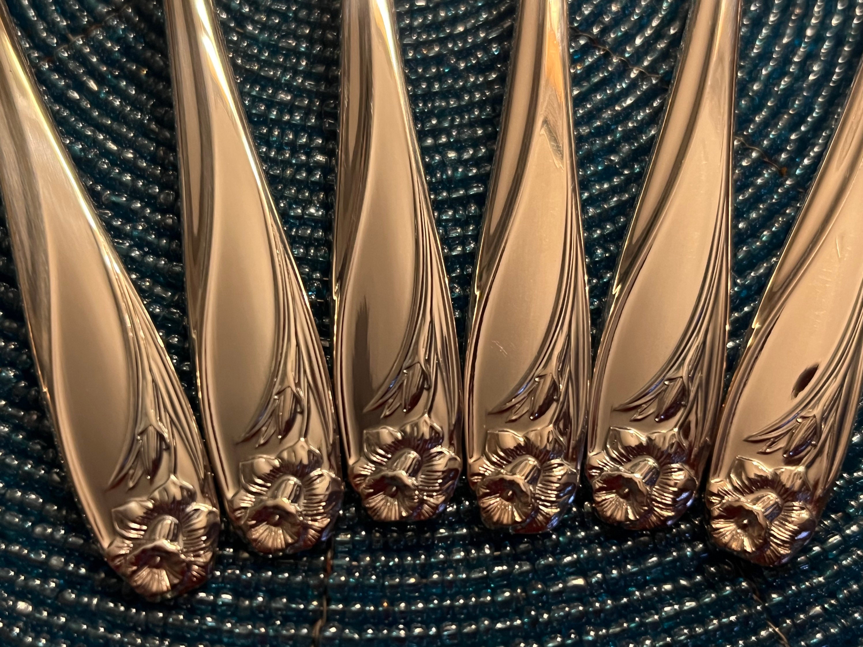 Vintage 1847 Rogers Bros “daffodil” Silverplate Flatware — Custom