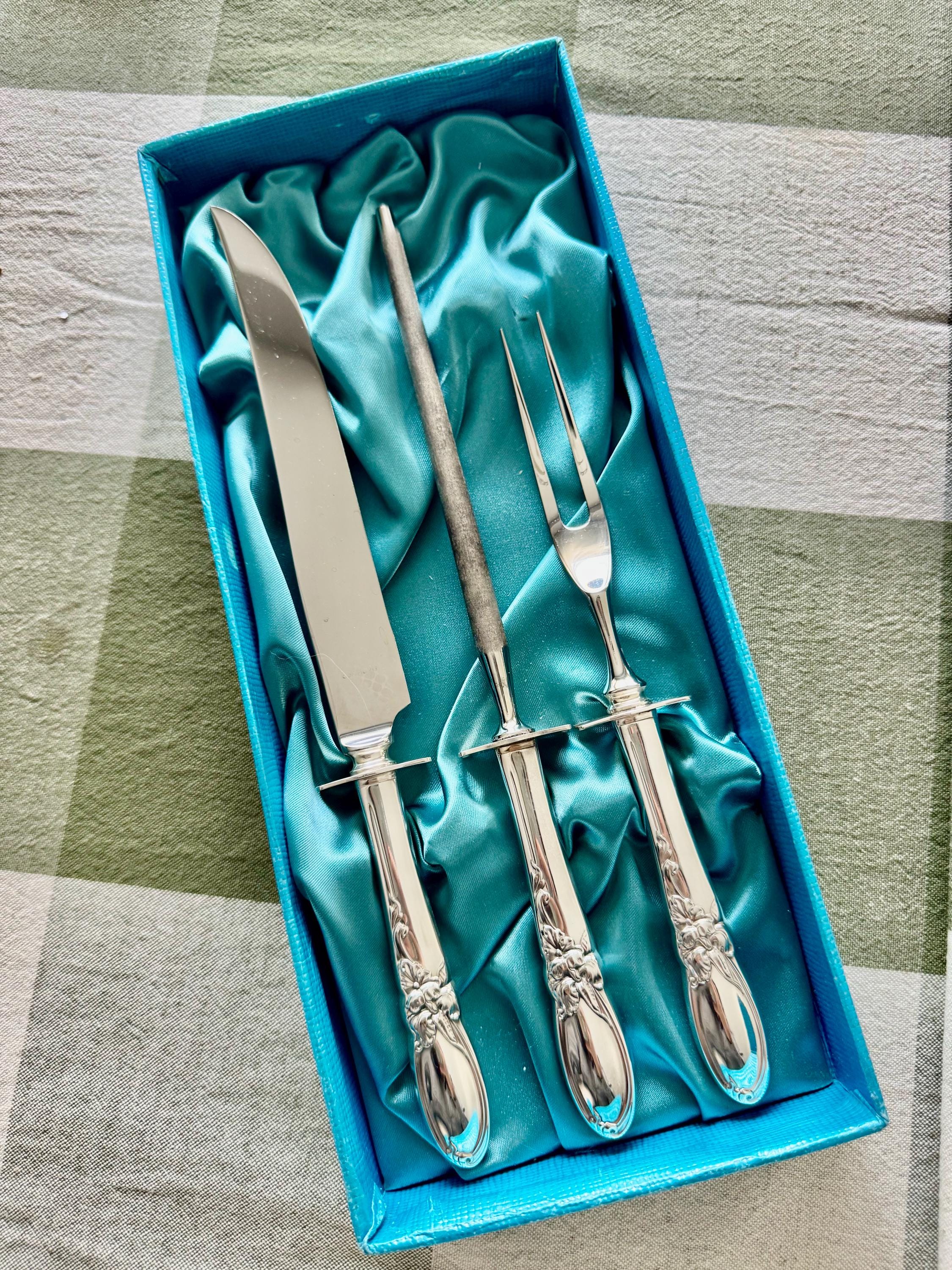 Vintage White Orchid Silverware Set: 1953 Community Silverplate