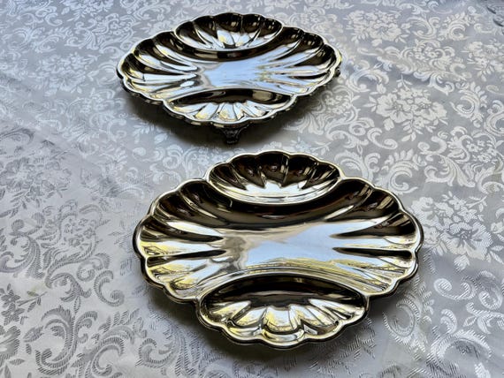 Vintage Silver-Plated Divided Trays – Birks Regency & WM Rogers